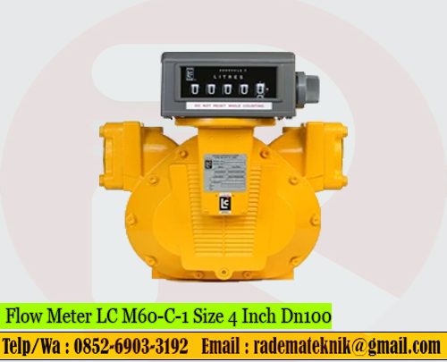 Flow Meter Lc M60-C-1 Liquid Control Size 4 Inch