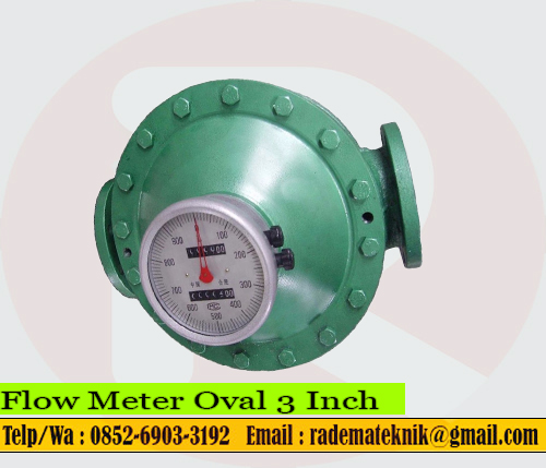 Flow Meter Oval 3 Inch