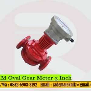 SHM Oval Gear Meter 3 Inch