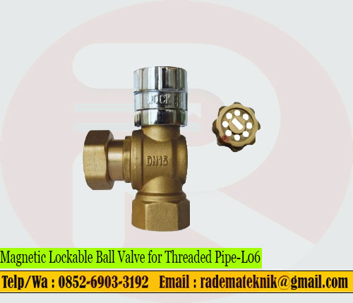 Magnetic Lockable Ball Valve for Threaded Pipe-L06