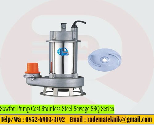 Sowfou Pump Cast Stainless Steel Sewage SSQ Series