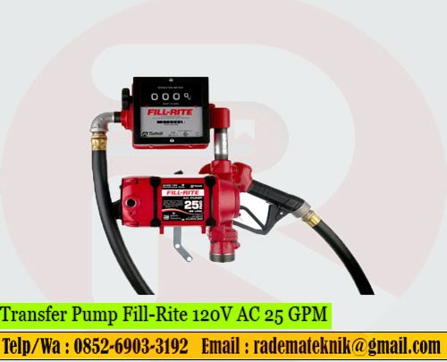 Fuel Transfer Pump 120V AC 25 GPM