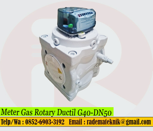 Meter Gas Rotary Ductil G40-DN50