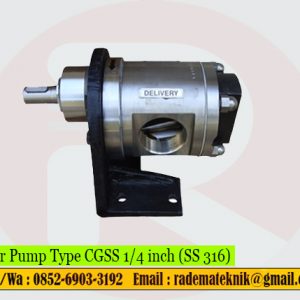 Gear Pump Type CGSS 1/4 inch (SS 316)