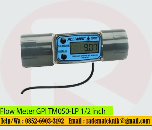Flow Meter GPI TM050-LP 1/2 inch