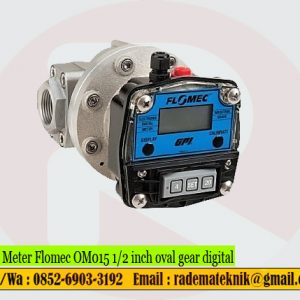Flow Meter Flomec OM015 1/2 inch oval gear digital