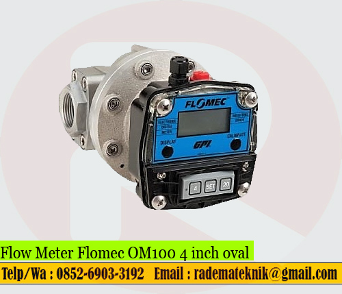 Flow Meter Flomec OM100 4 inch oval