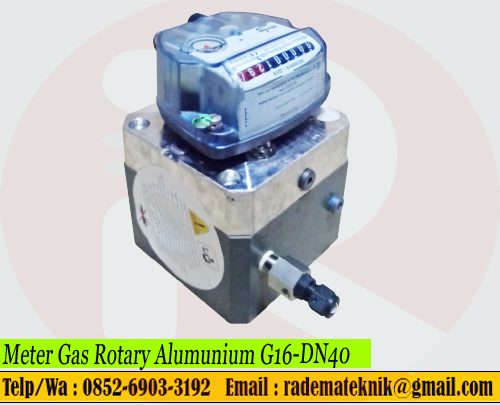 Meter Gas Rotary Alumunium G16-DN40