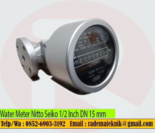 Water Meter Nitto Seiko 1/2 Inch DN 15 mm