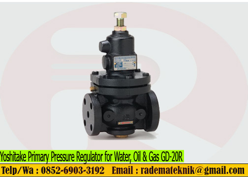Yoshitake Primary Pressure Regulator for Water, Oil & Gas GD-20R