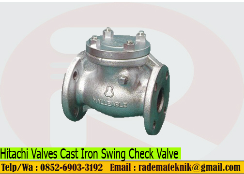 Hitachi Valves Cast Iron Swing Check Valve