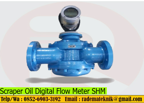 Scraper Oil Digital Flow Meter SHM